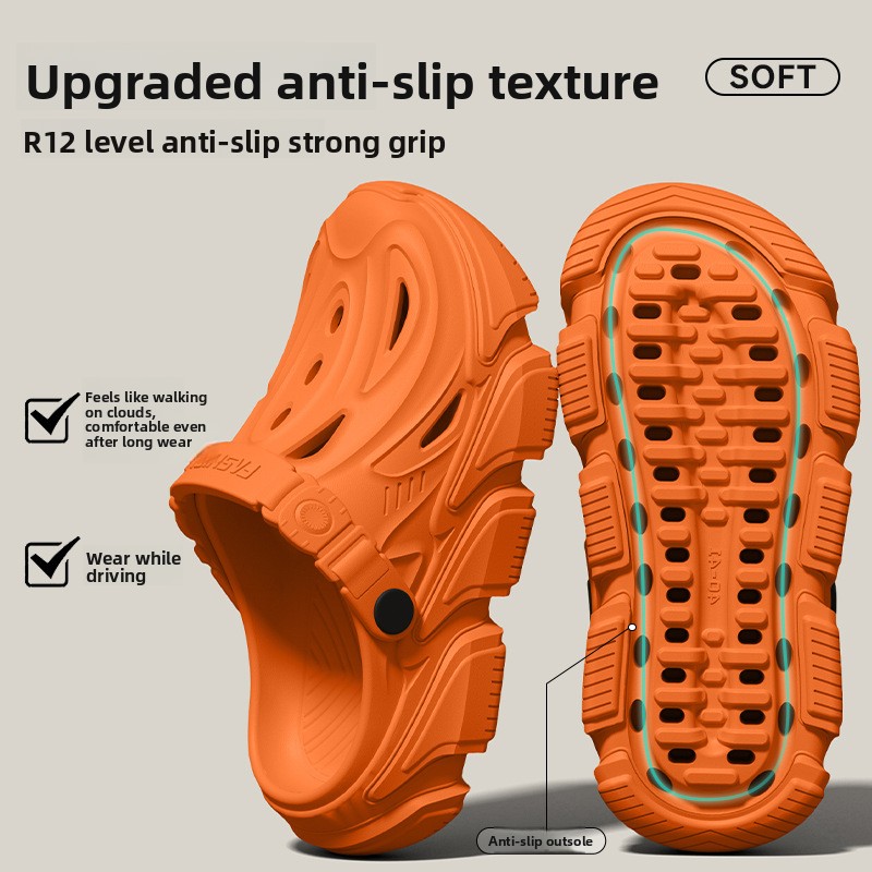 Anti slip hole shoes for men 2 - Fishing Waders ulasan dan harga