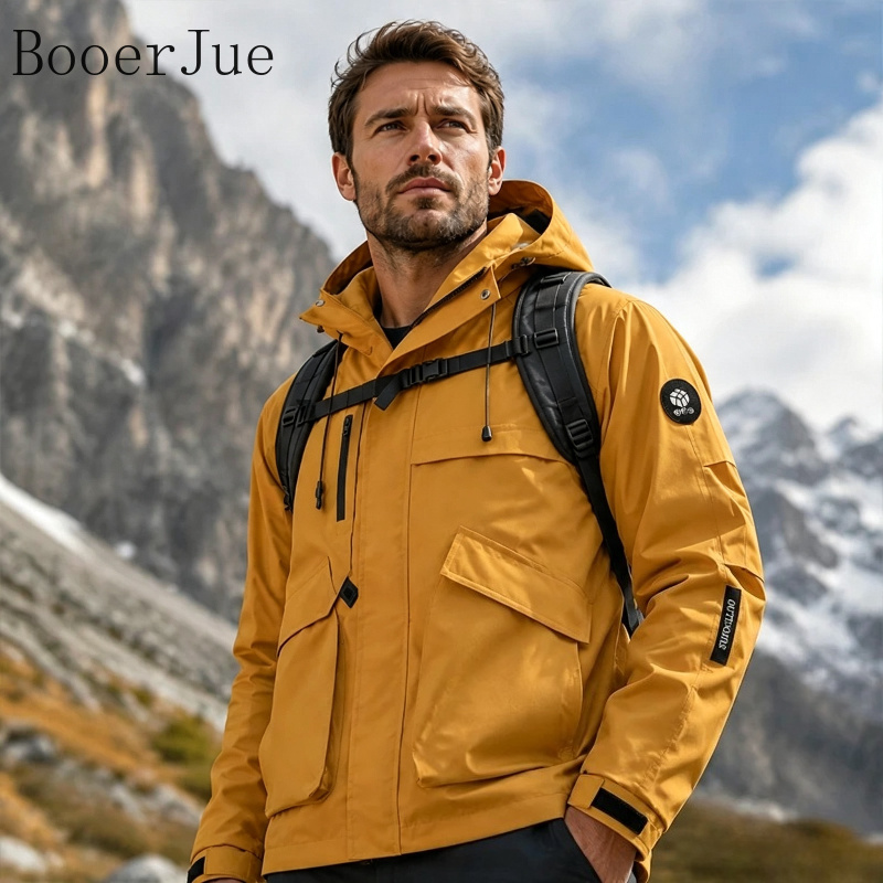 Men's Waterproof Hiking Jacket - Fishing Jacket Waterproof ulasan dan harga