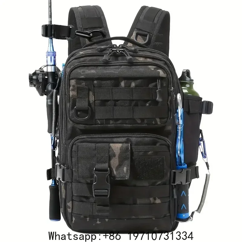 1000D Waterproof  Backpack Tac - Fishing Bag Waterproof ulasan dan harga