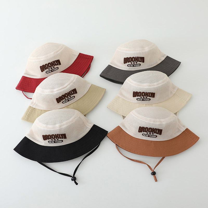 Letter Embroidered Baby Sun Ha - Fishing Hat ulasan dan harga
