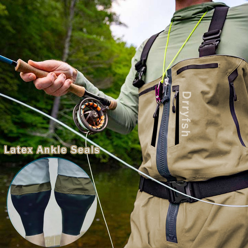 Zippered Waterproof Wader With - Fishing Waders ulasan dan harga