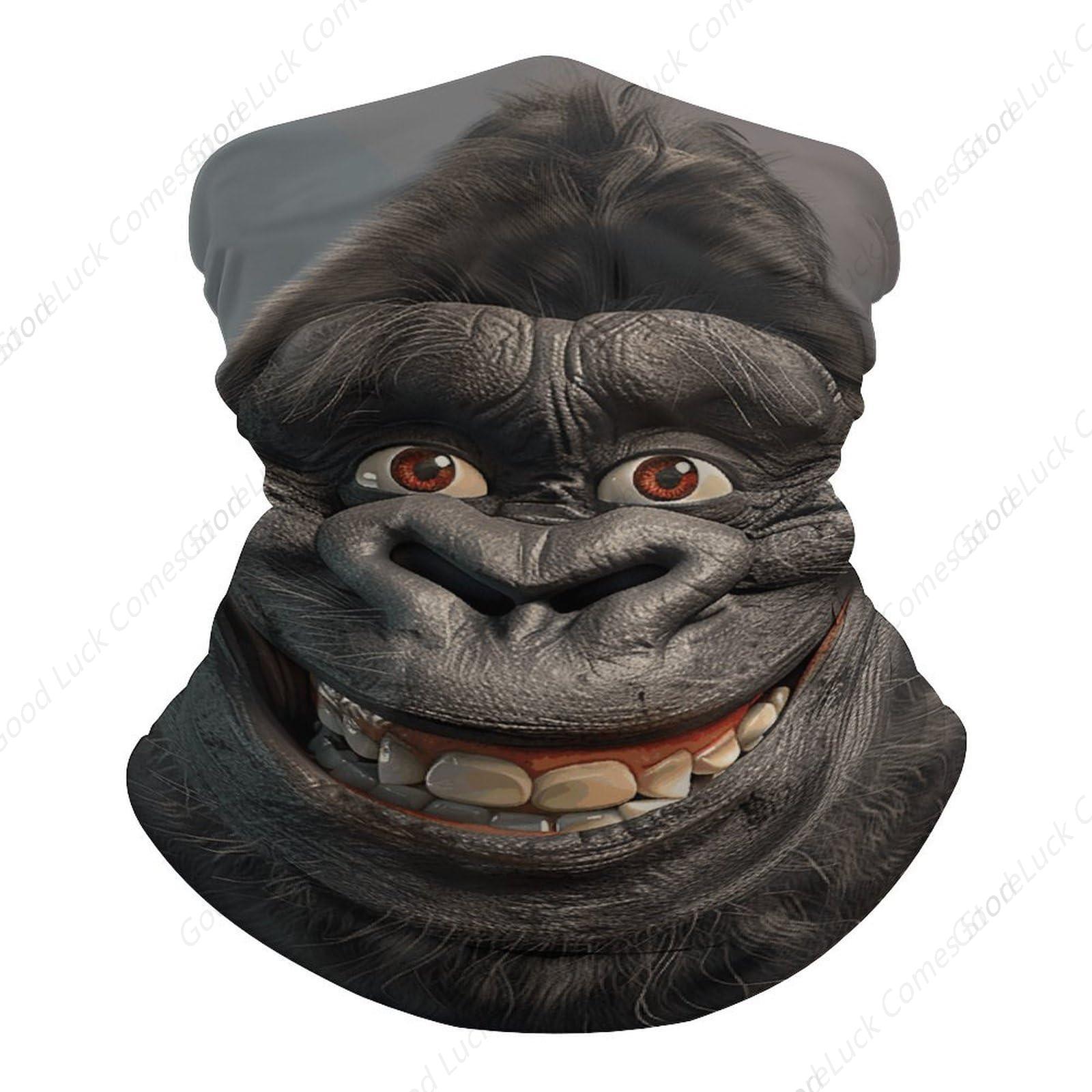 Smiling Gorilla Photo Bandana  - Fishing Mask Sun Protection ulasan dan harga