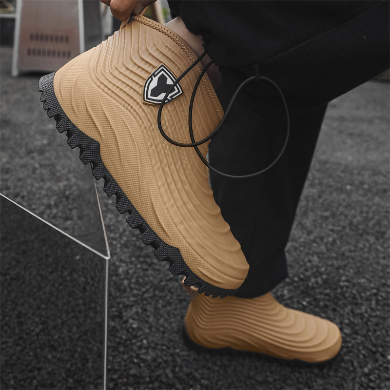 Men's Rain Shoes Fashion Water - Fishing Boots ulasan dan harga