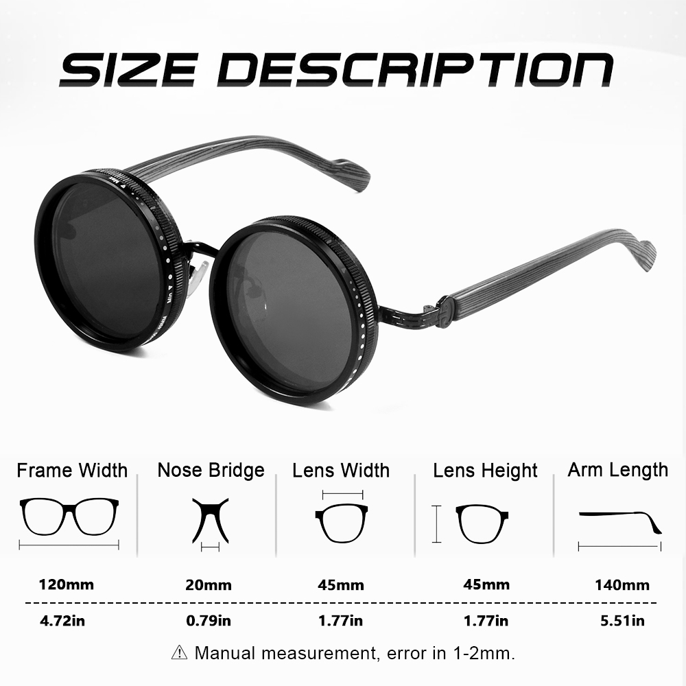 CRIXALIS 2Pcs Polarized Steam  - Fishing Sunglasses Polarized ulasan dan harga