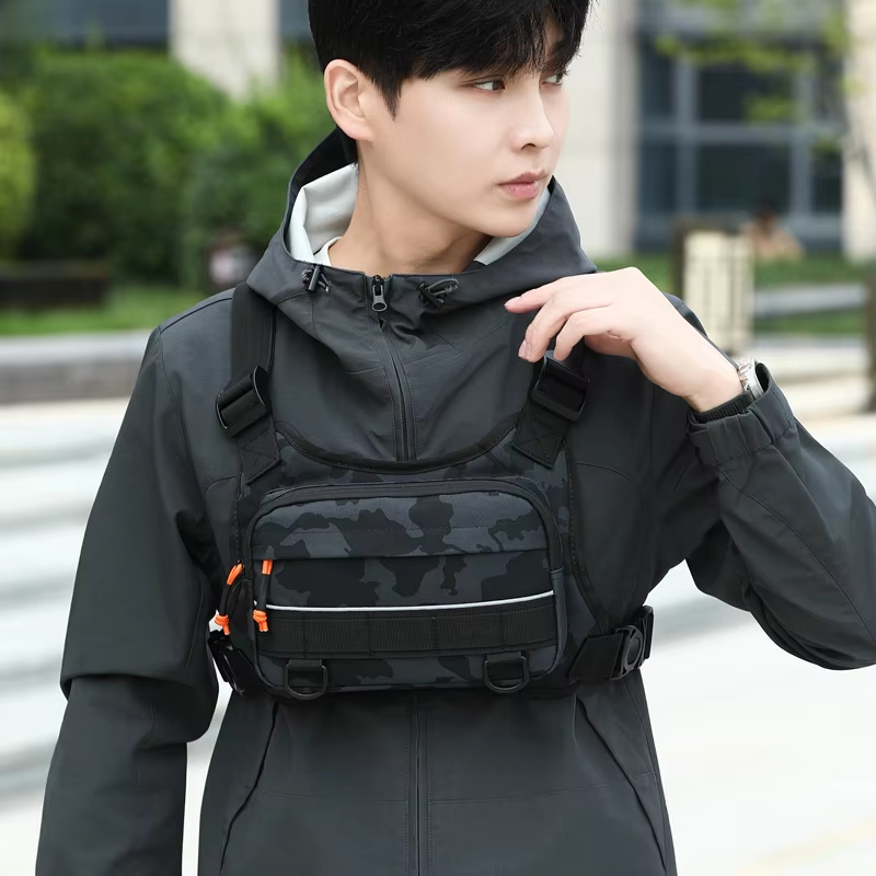 Cycling Front Chest Vest Tacti - Fishing Vest ulasan dan harga
